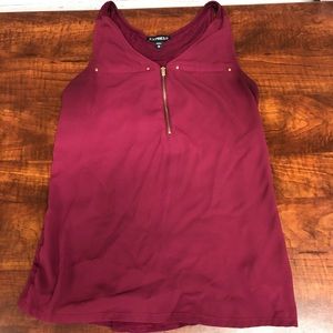 Express sleeveless work shirt size small